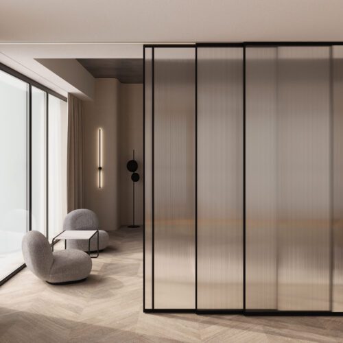 PIU Geometric Glass systemy przesuwne